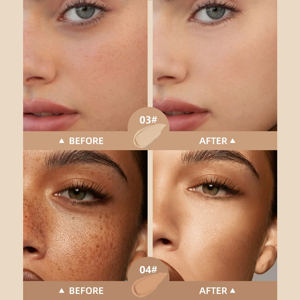 YOUNG VISION Matte Finish Soft-Focus Concealer Brightens complexion Waterproof Contouring concealer for sculpted definition