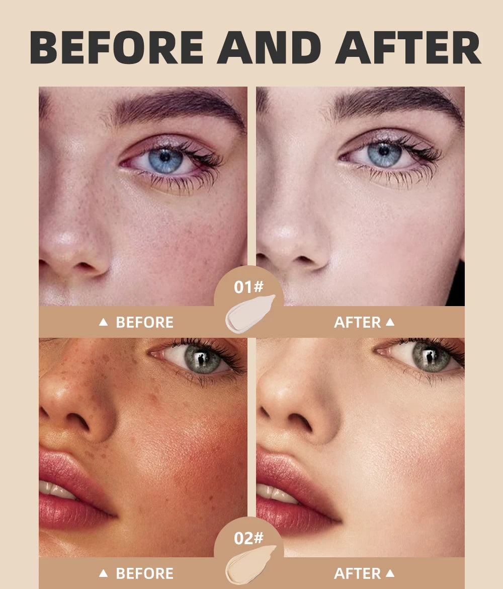 YOUNG VISION Matte Finish Soft-Focus Concealer Brightens complexion Waterproof Contouring concealer for sculpted definition