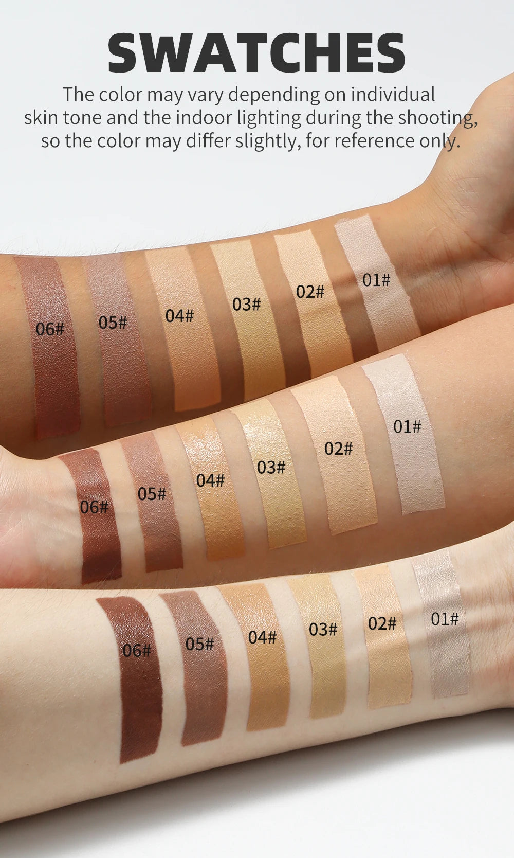YOUNG VISION Matte Finish Soft-Focus Concealer Brightens complexion Waterproof Contouring concealer for sculpted definition