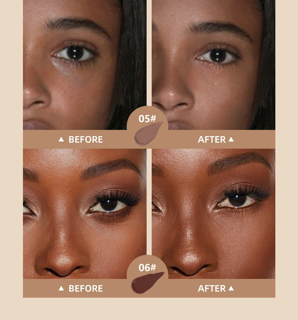 YOUNG VISION Matte Finish Soft-Focus Concealer Brightens complexion Waterproof Contouring concealer for sculpted definition